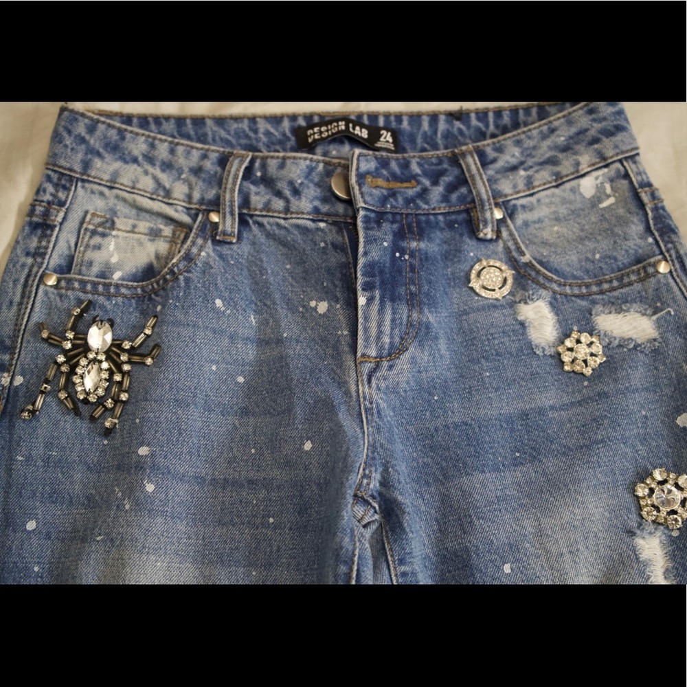 classy spider jeans